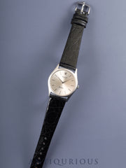 ロレックス チェリーニ 3804 手巻き Cal.1600 18K 革 純正尾錠（SS）シルバー文字盤 26番台（1968年）オーバーホール済み