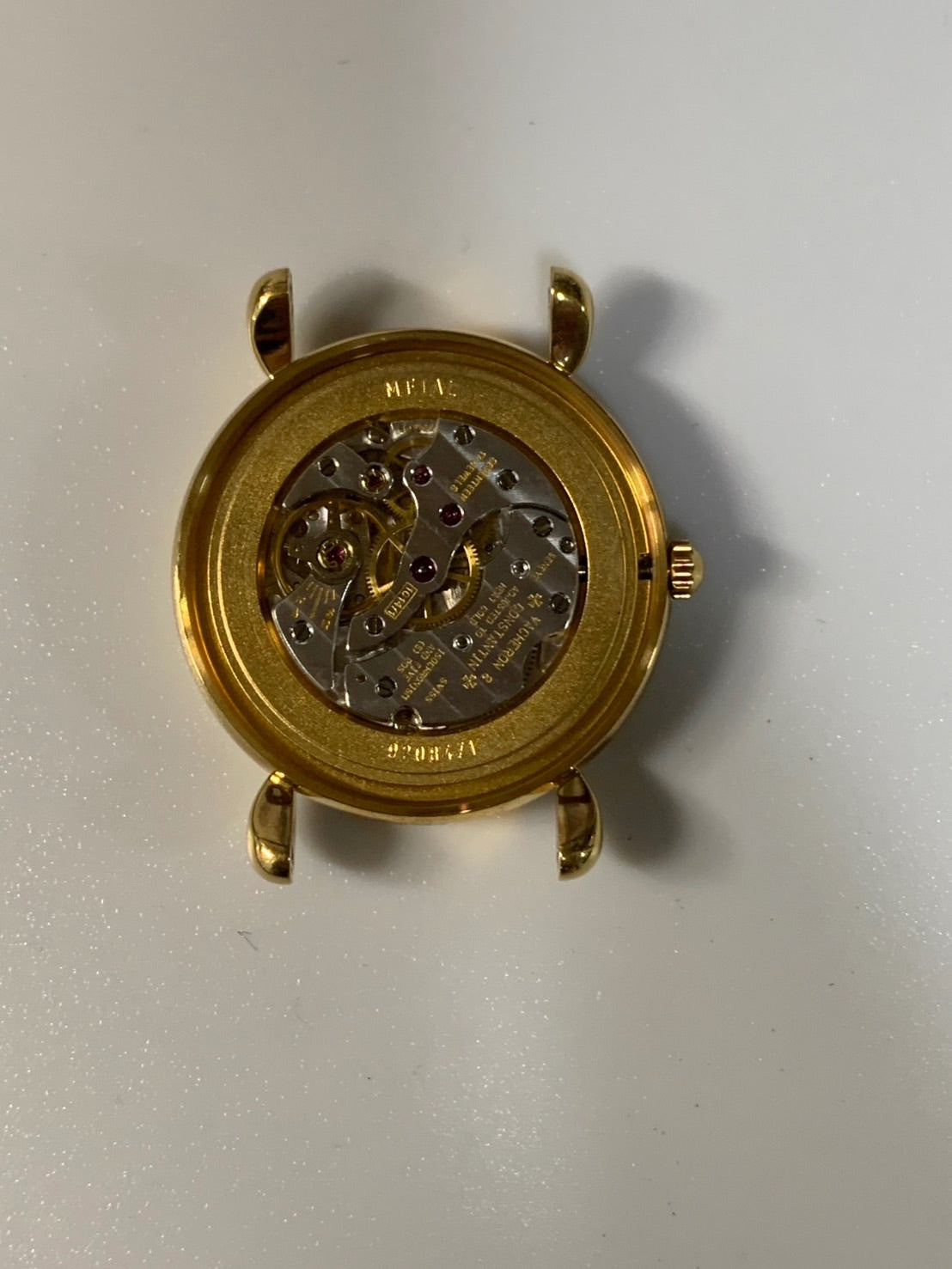 ヴァシュロン・コンスタンタン ヒストリカル ルネサンス 92084/1 手巻き Cal.1014/1 750YG 革 純正ピンバックル（750YG）ゴールド文字盤 箱 ケース オーバーホール済み