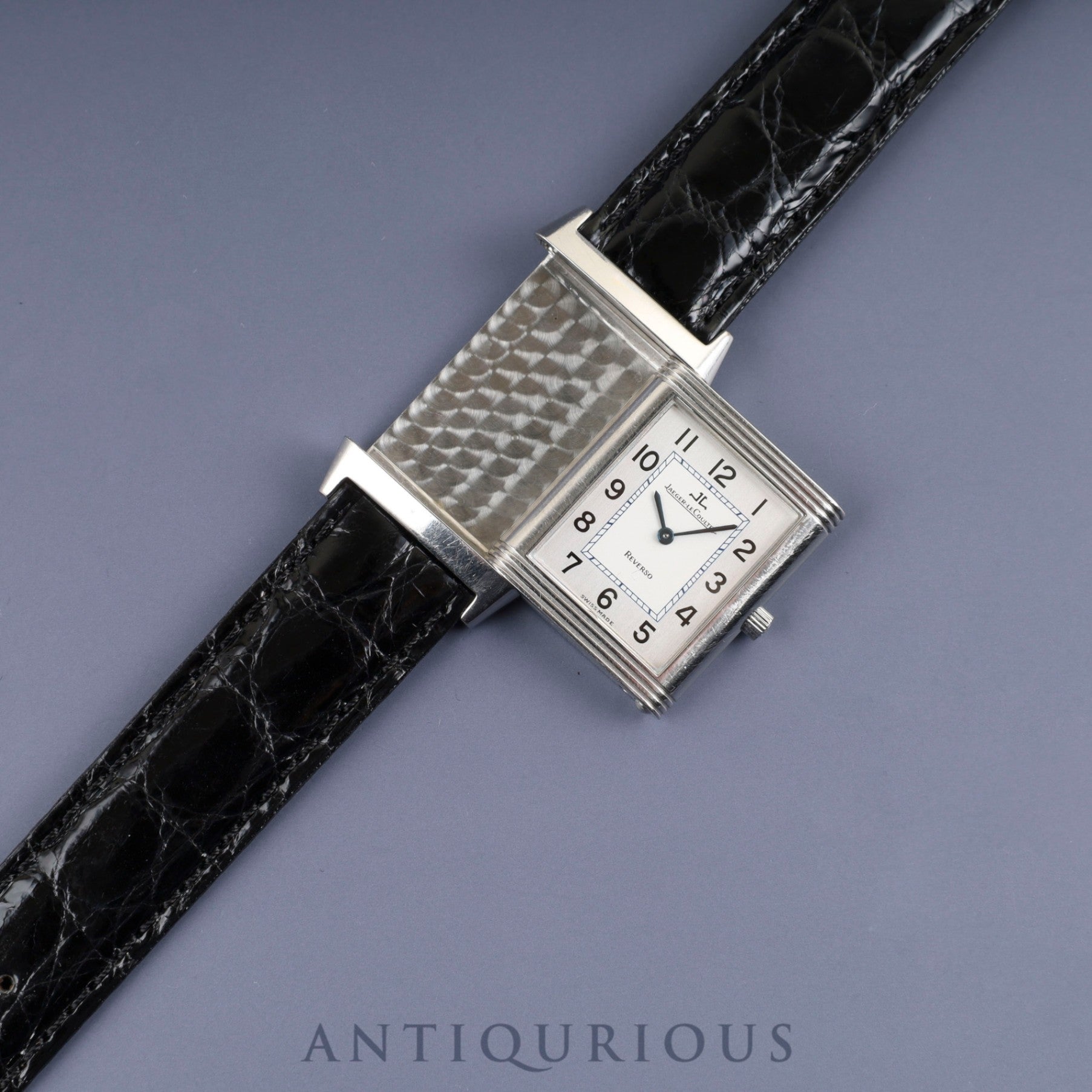 ジャガー・ルクルト  レベルソ クラシック 250.8.86 手巻き Cal.846/1 SS 純正Dバックル （SS） 23mm×38mm シルバーアラビア文字盤 オーバーホール済み