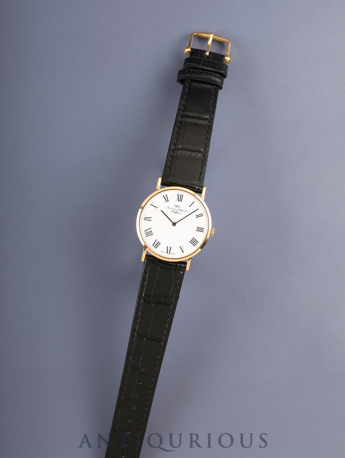 IWC  ポートフィノ PORTFINO / ポートフィノ 2010 手巻き Cal.1852 750 革 純正ピンバックル（GP） ホワイトローマン文字盤 オーバーホール済み アイダブリュシー