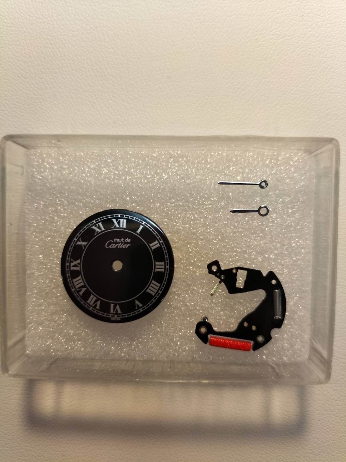 カルティエ マスト ヴァンドーム VLC SM 18 クォーツ Cal.690 SV925 革 純正ピンバックル（GP）ブラックローマン文字盤（SWISS表記）オーバーホール済み