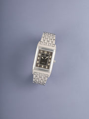 Jaeger-LeCoultre Reverso Classic Shadow 251.8.86 Manual winding Cal.846-1 SS SS Grey Arabic dial (T SWISS MADE T marking) 23x38mm Early to late 1990s Overhauled