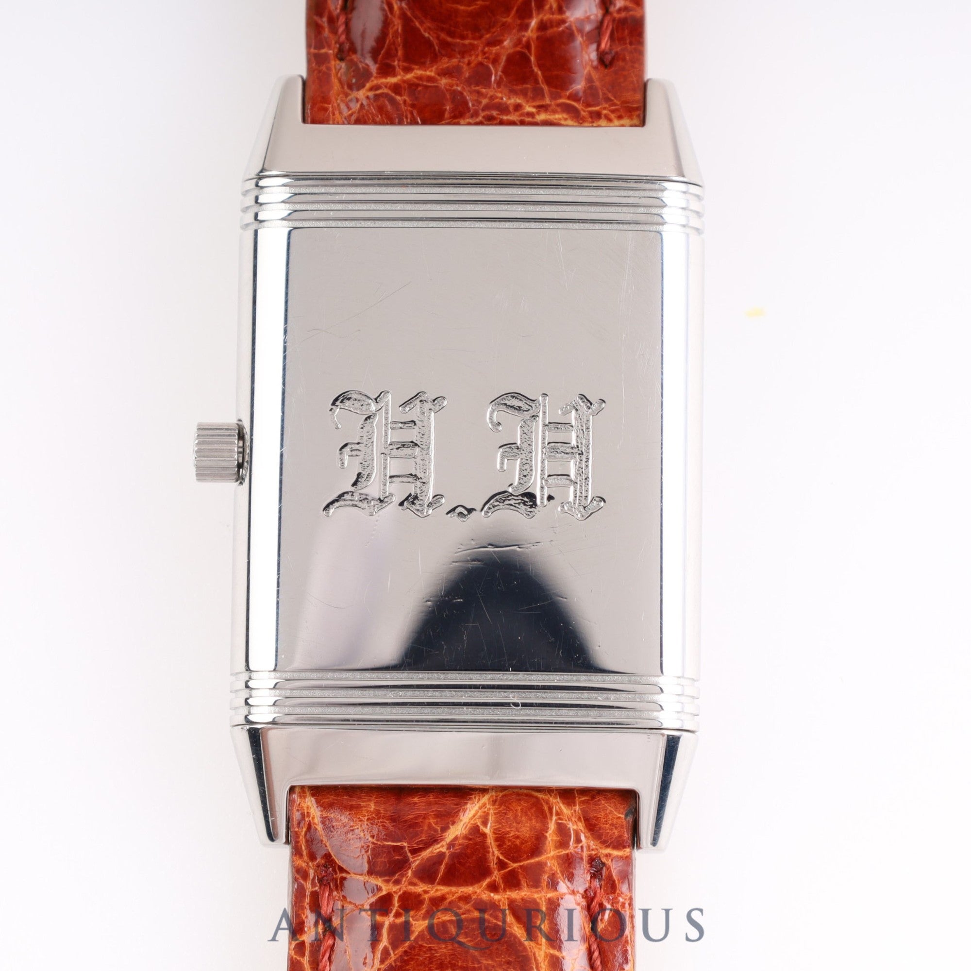 JAEGER LECOULTRE ジャガー・ルクルト REVERSO CLASSIC レベルソクラシック 250.8.86/Q2508420 手巻き Cal.846/1 SS 革 純正尾錠 シルバー文字盤 箱 保証書（1997年）