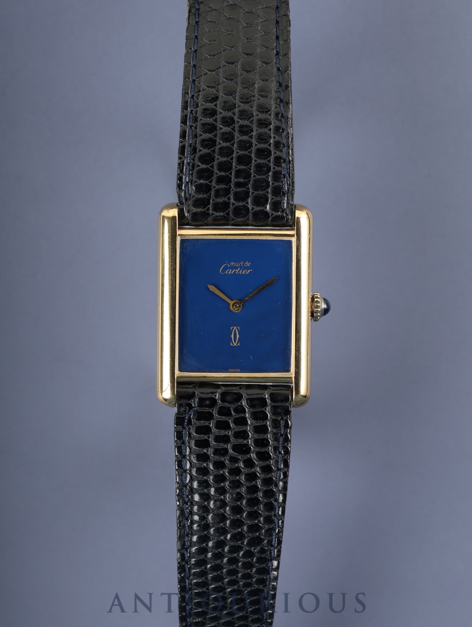 カルティエ マストタンク LM 手巻き Cal.78-1 SV925 純正革ベルト