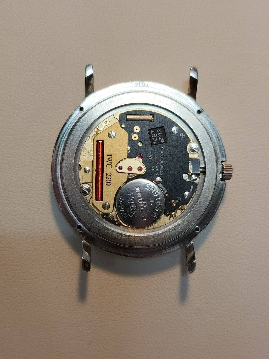 IWC ポートフィノ 3331 クォーツ Cal.IWC2210 SS 革 純正ピンバックル（SS）ホワイト文字盤（SWISS表記）オーバーホール済み アイダブリュシー