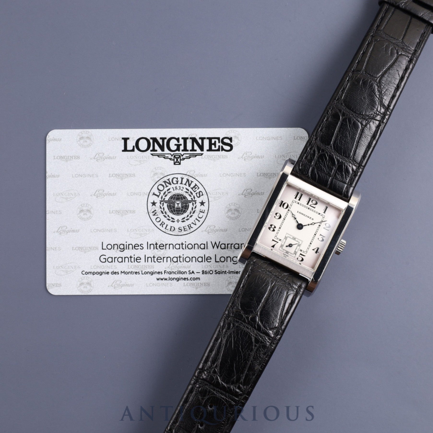 LONGINES DOLCE VITA 1926 L5.669.6 Limited to 1000 pieces worldwide Hand-wound Cal.396.2 WG Genuine leather strap Genuine buckle (SS) White dial Warranty Overhauled