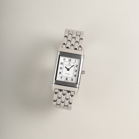 Jaeger-LeCoultre Reverso Lady 260.8.86 Cal.846/1 Manual Winding SS SS Silver Arabic Dial Overhauled