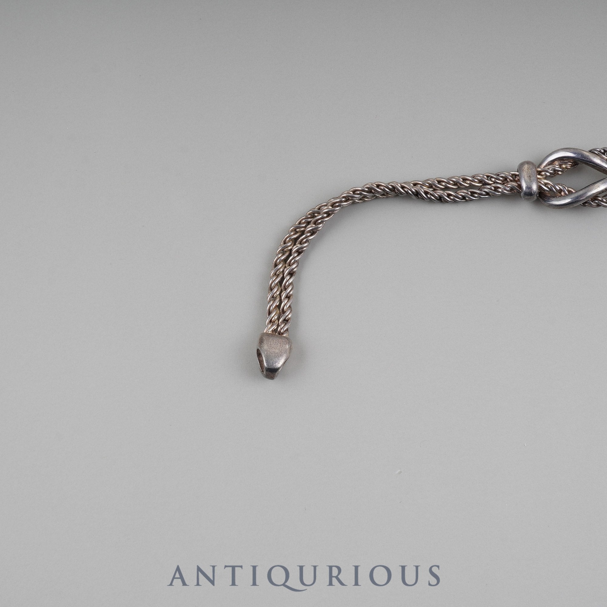 ティファニー ブレスレット センターノットダブルロープ SV925