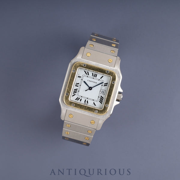 Cartier Santos Galbee LM AC23.80GR OR0.750GR 4.05GR/2961 Automatic Cal.2671 Stainless Steel/Yellow Gold White Roman Dial Overhauled
