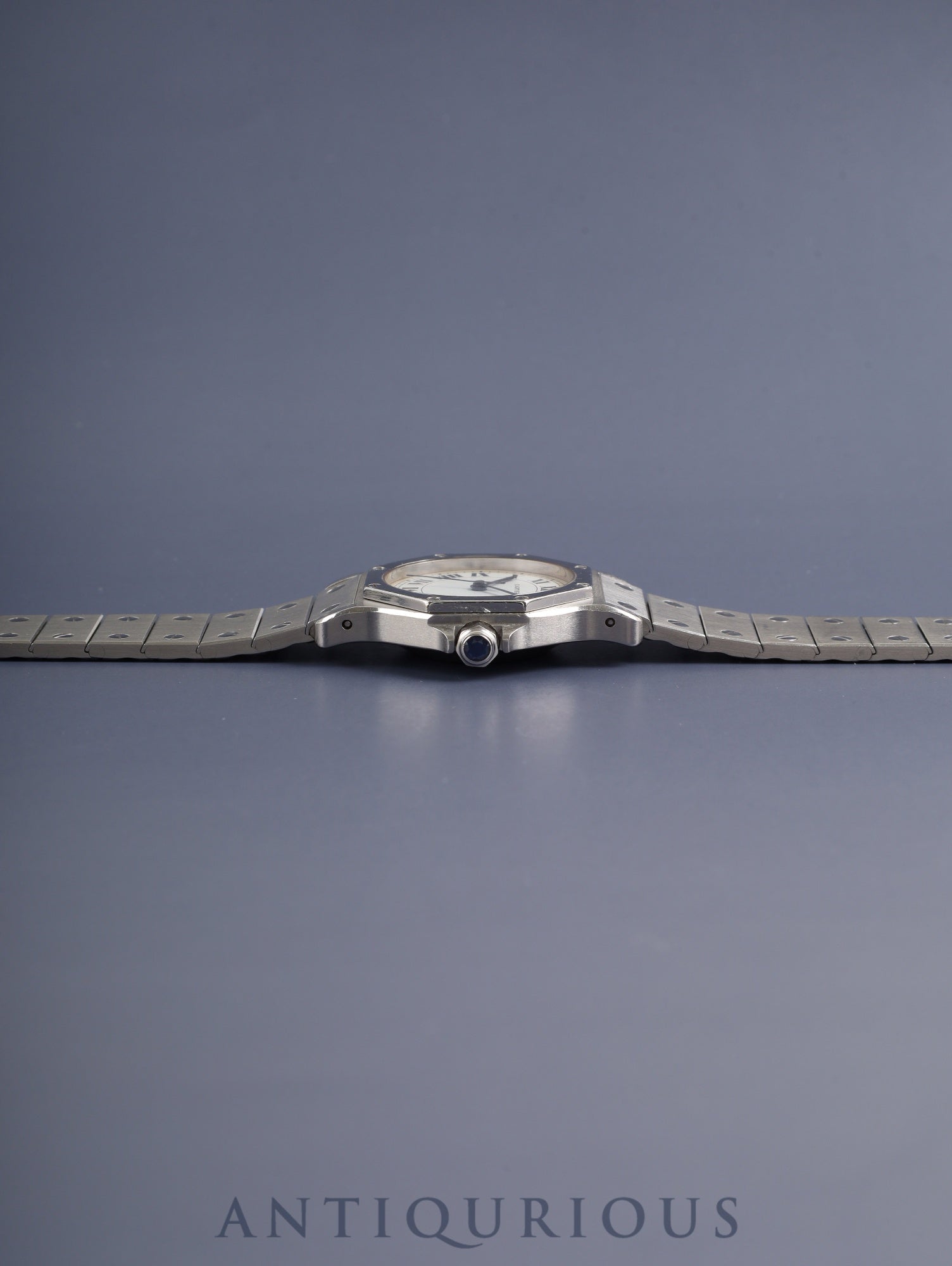 Cartier Santos Octagon LM 2965 Automatic Cal. ETA2671 SS SS White Roman Dial (SWISS marking) Overhauled