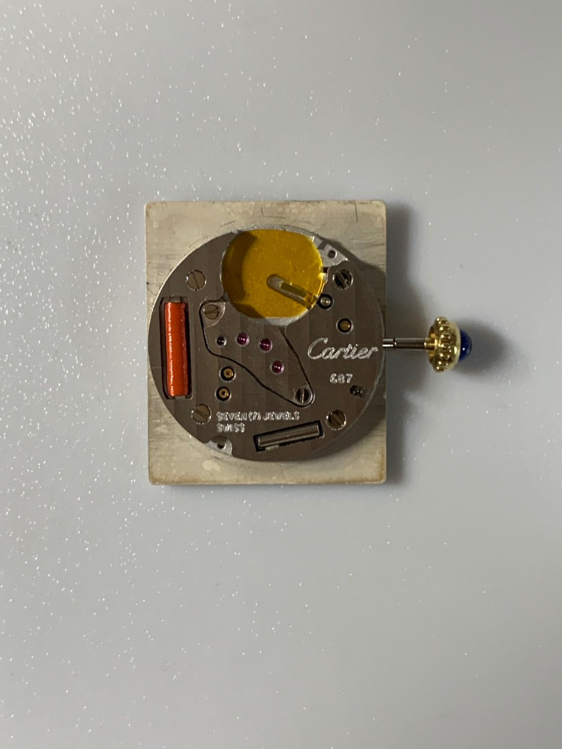 カルティエ マストタンク LM 590005 クォーツ Cal.90 SV925 革 純正ピンバックル（GP）オパラン文字盤（SWISS表記）オーバーホール済み 新品仕上げ済み