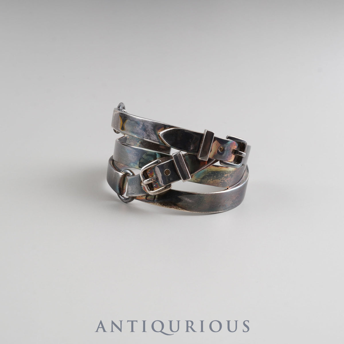 Hermes Santur Vintage Sterling Silver Bangle