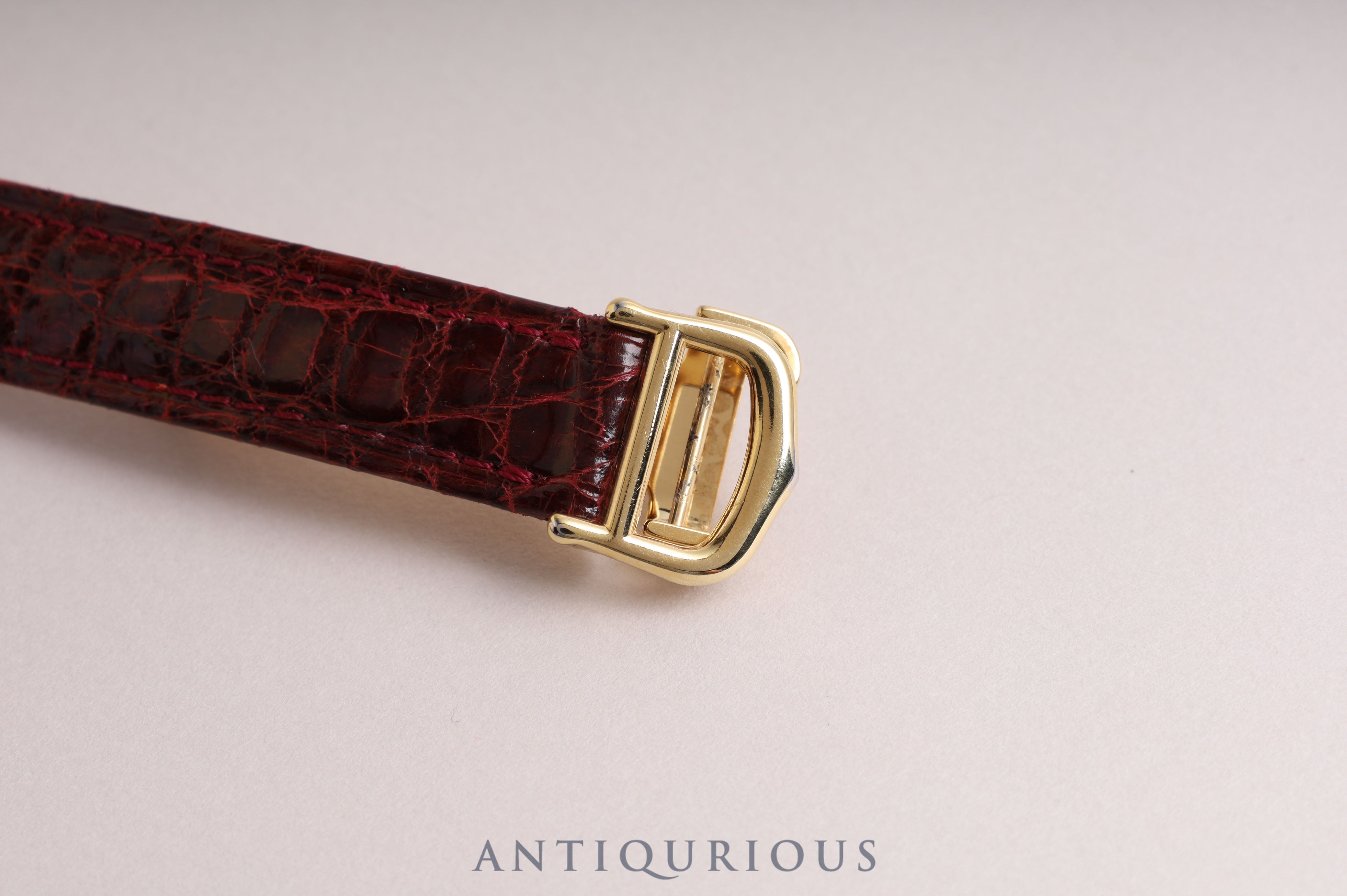 Cartier Must Tank SM QZ Trinity Dial D Buckle