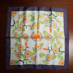 エルメス スカーフ カレ45 TOURNE SOLS  ひまわり SILK100%