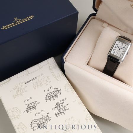 JAEGER・LECOULTRE BIG REVERSO Q2708420 (270.8.62) Manual winding Cal.822 SS Leather Genuine buckle (SS) Silver dial Box Instruction manual Spare strap