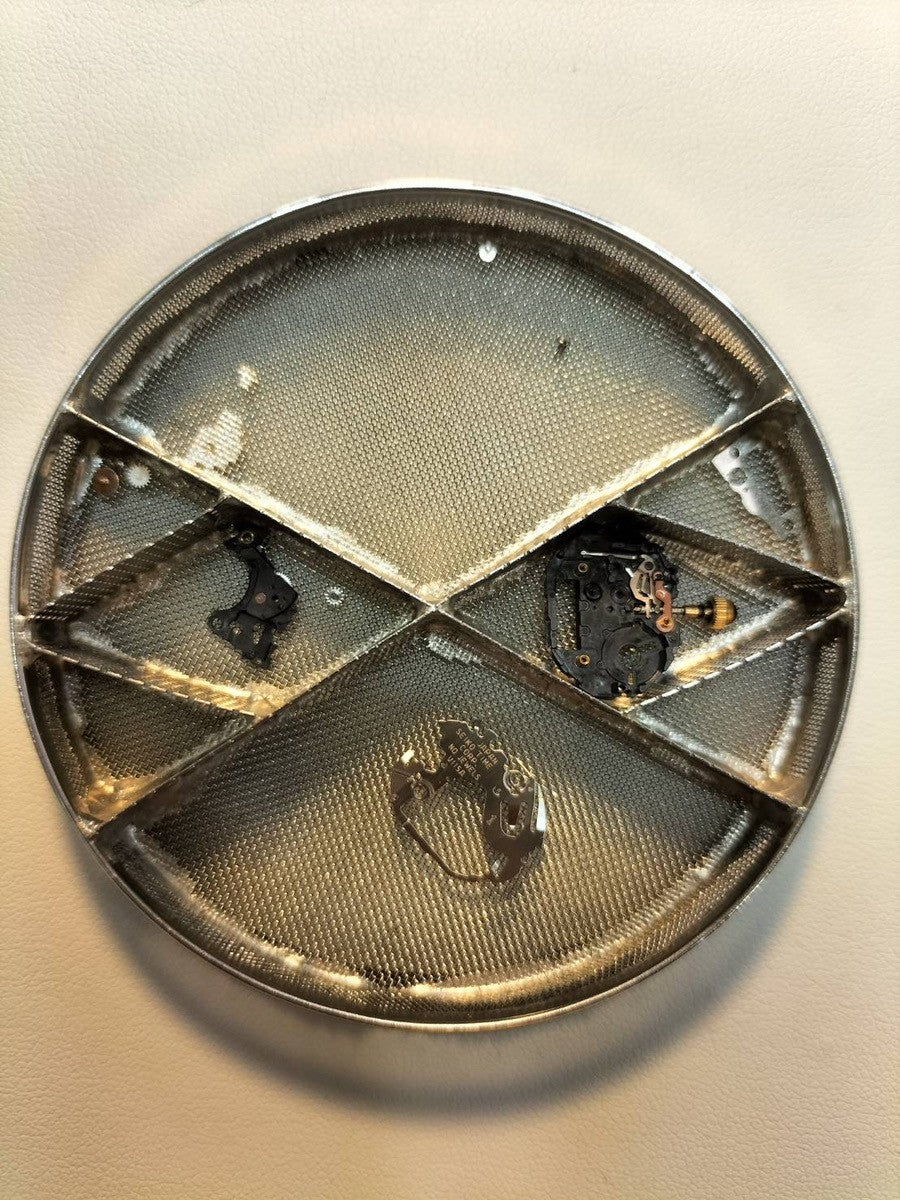 Seiko SUP250P/V115-0BD0 North American Exclusive Import Model, Solar, GP/SS Leather, Genuine GP Buckle, White Roman Dial, Overhauled