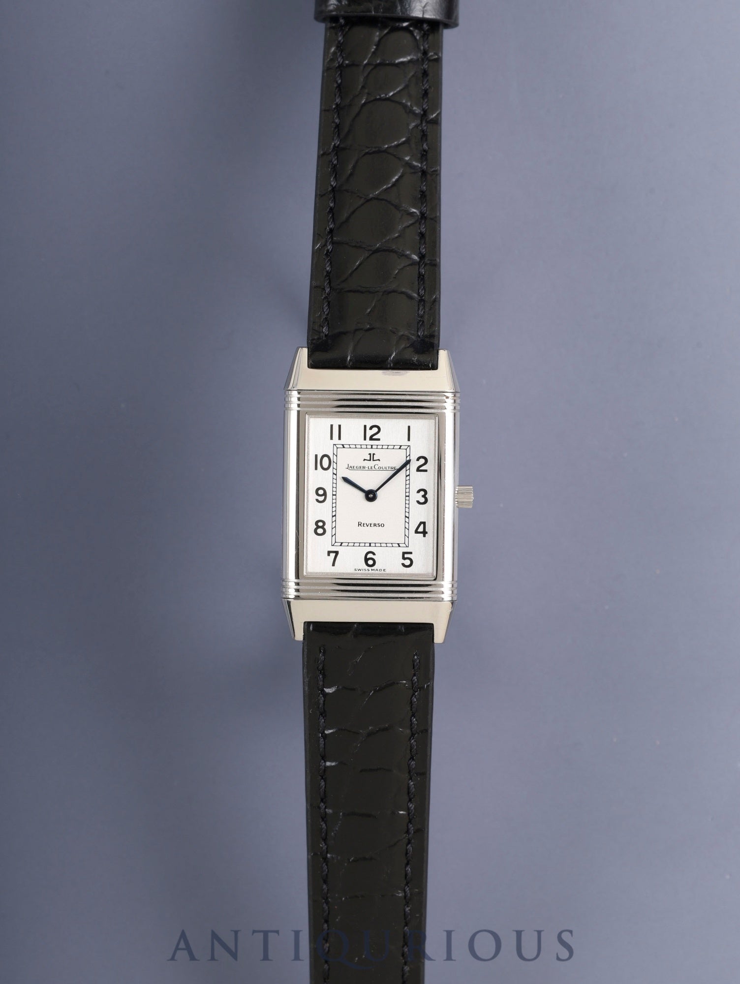 ジャガー・ルクルト レベルソ クラシック 250.8.86 手巻き Cal.846/1 SS 革 純正ピンバックル（SS）シルバーアラビア文字盤 オーバーホール済み