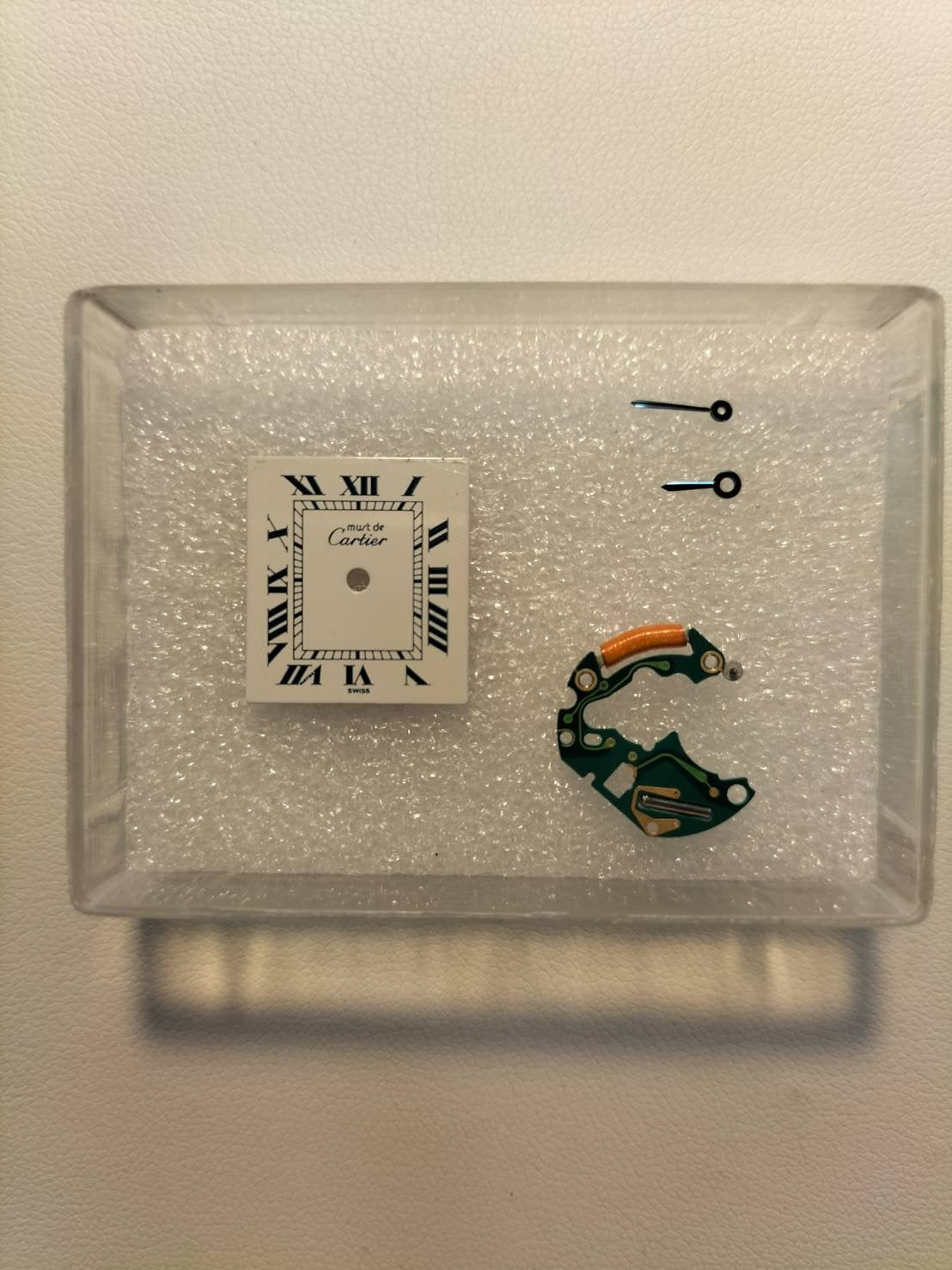 カルティエ マストタンク SM W1001543 / 6057002 クォーツ Cal.057 SV925 革 純正ピンバックル（SS）ホワイトローマン文字盤 （SWISS表記）オーバーホール済み