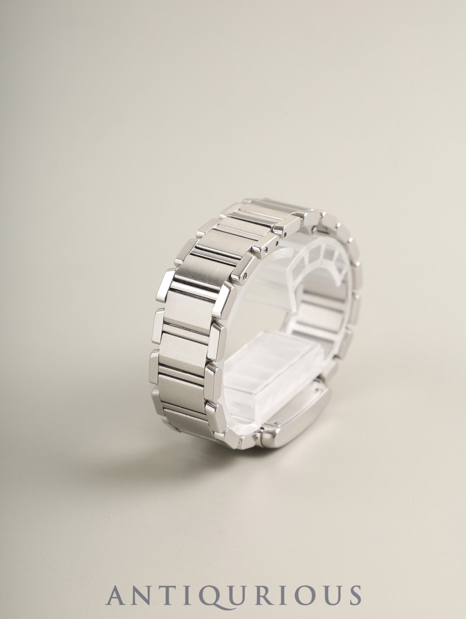 カルティエ タンクフランセーズ SM W51008Q3 / 2384 クォーツ SS SS ホワイト文字盤 箱 冊子 保証書 オーバーホール済み