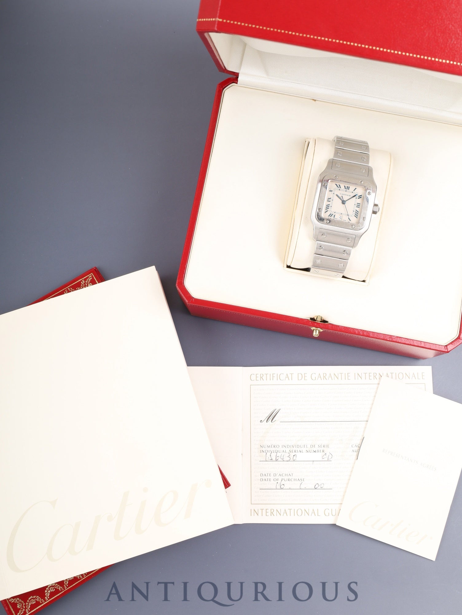 Must de Cartier Santos 腕時計　ガルベ　箱つき カルティエ サントスガルベの腕時計（CARTIER）| 東京銀座の