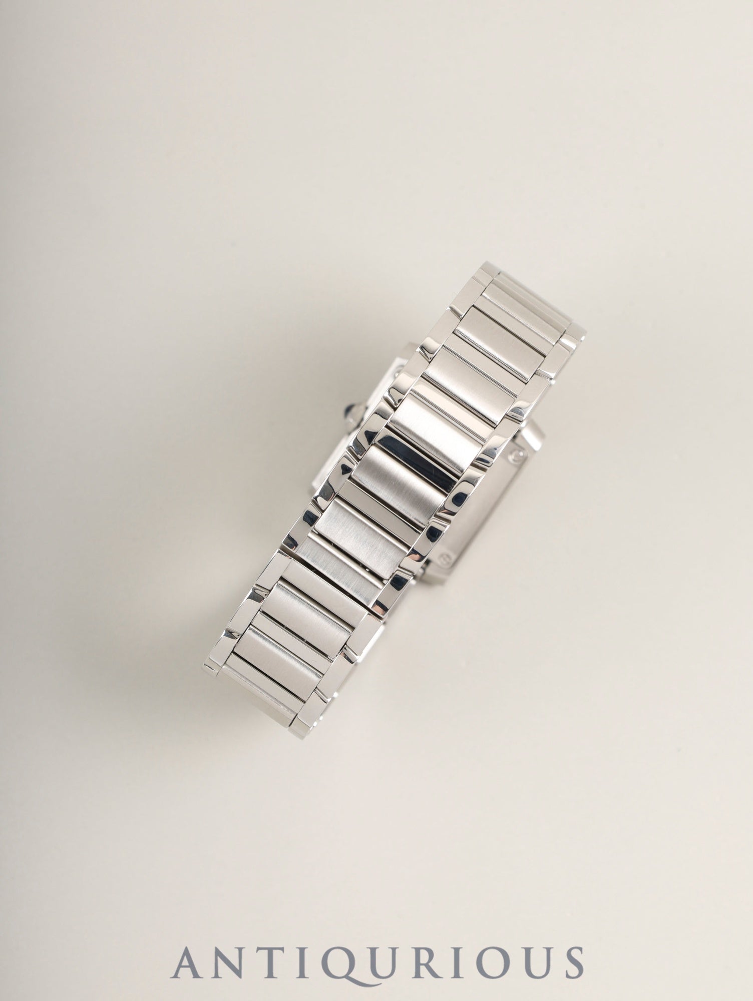 カルティエ タンクフランセーズ SM WSTA0065 / 4472 クォーツ Cal.057 SS SS シルバーローマン文字盤（SWISS MADE表記） 箱 保存袋 国際保証書（2023年7月）オーバーホール済み