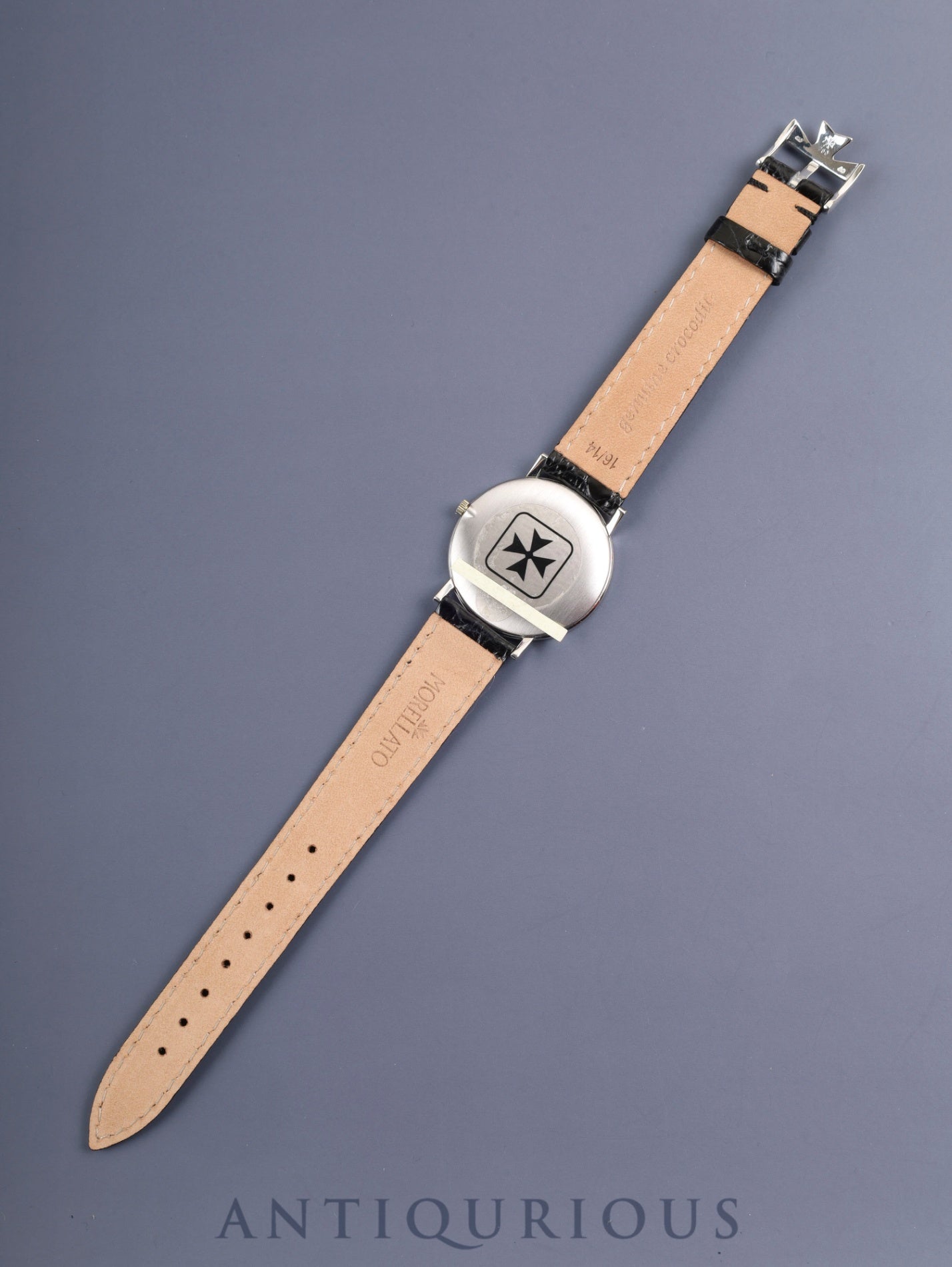 Vacheron Constantin Essential 33051 / 000G Manual Winding Cal.1003/2 750WG Leather Watch with Genuine Pin Buckle (750WG) White Dial Box Overhauled