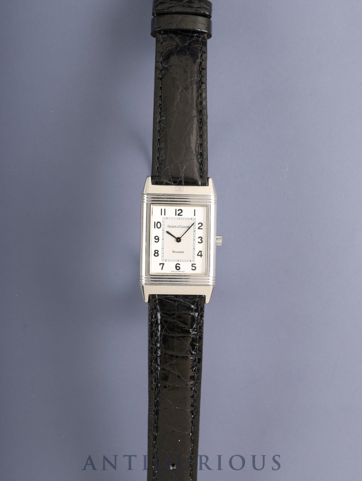 ジャガー・ルクルト レベルソ クラシック 250.8.86 手巻き Cal.845 SS 革 純正バックル（SS） シルバーアラビア文字盤（SWISS MADE表記）オーバーホール済み