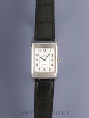 ジャガー・ルクルト レベルソ クラシック ミディアム Q2538420 / 212.8.S5 手巻き Cal.965 SS 革 純正バックル（SS）シルバーアラビア文字盤（SWISS MADE表記）箱 オーバーホール済み