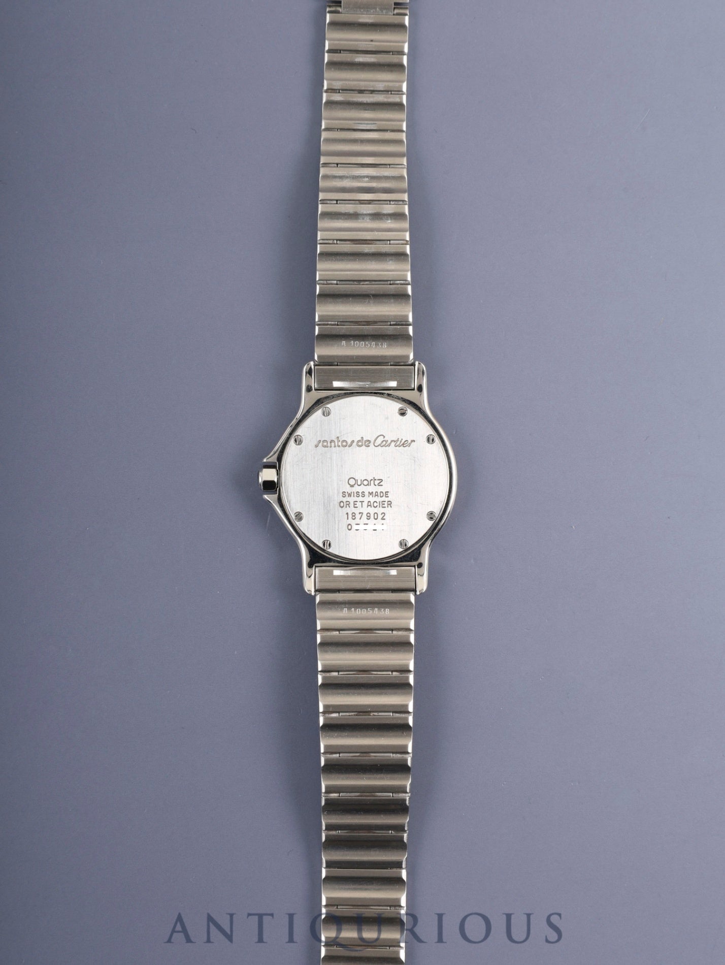 カルティエ サントス オクタゴン LM W2001583 / 187902 クォーツ Cal.87 SS/YG SS/YG アイボリーローマン文字盤（SWISS表記）オーバホール済み