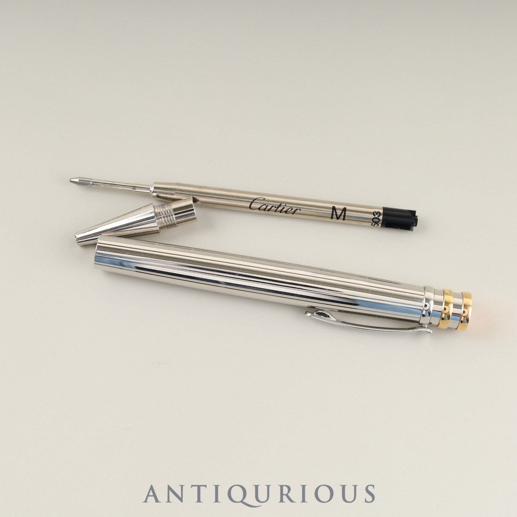 カルティエ トリニティボールペン カルティエ トリニティ ボールペン ツイスト式 メタル/GP 未使用純正