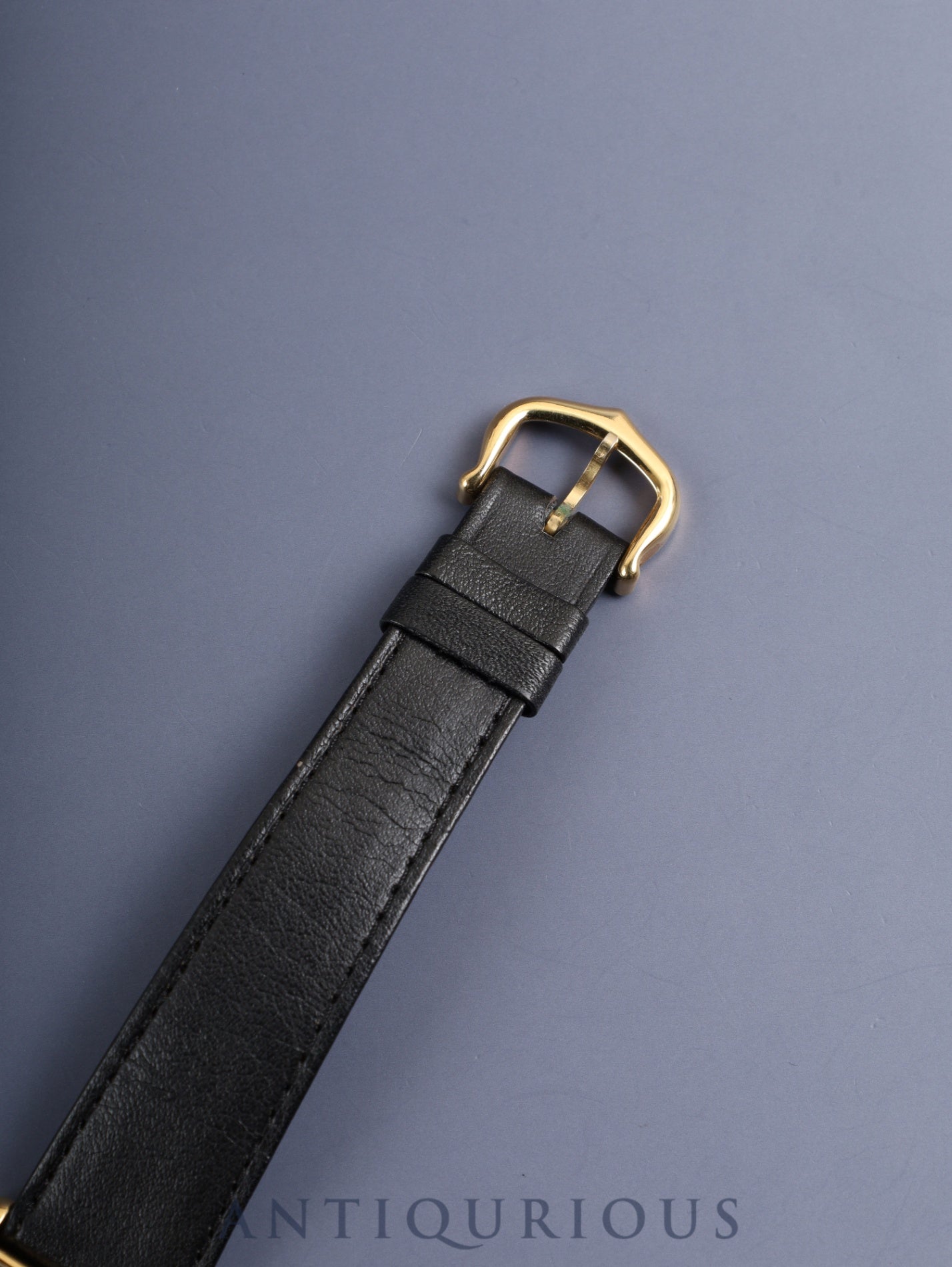 カルティエ マストタンク LM 手巻き Cal.78-1 SV925 純正革ベルト 純正ピンバックル（GP）オニキス文字盤（SWISS表記）オーバーホール済み