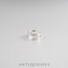 Hermes Ring H Logo Sterling Silver #57