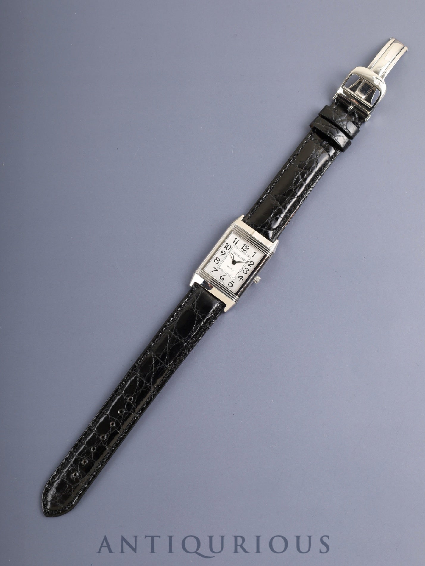 ジャガー・ルクルト レベルソ クラシック 250.8.86 手巻き Cal.846/1 SS 革 純正Dバックル（SS）シルバーアラビア文字盤 箱 冊子 保証書（2001年）純正レザーベルト オーバーホール済み