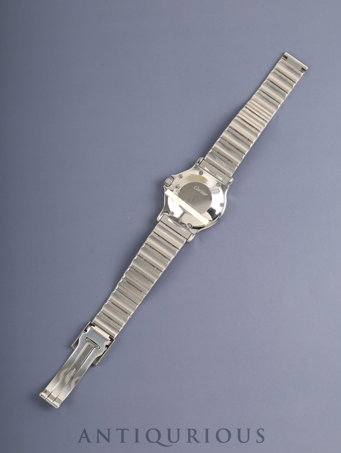 Cartier Santos Octagon LM 2965 Automatic Cal. ETA2671 SS SS White Roman Dial (SWISS marking) Overhauled