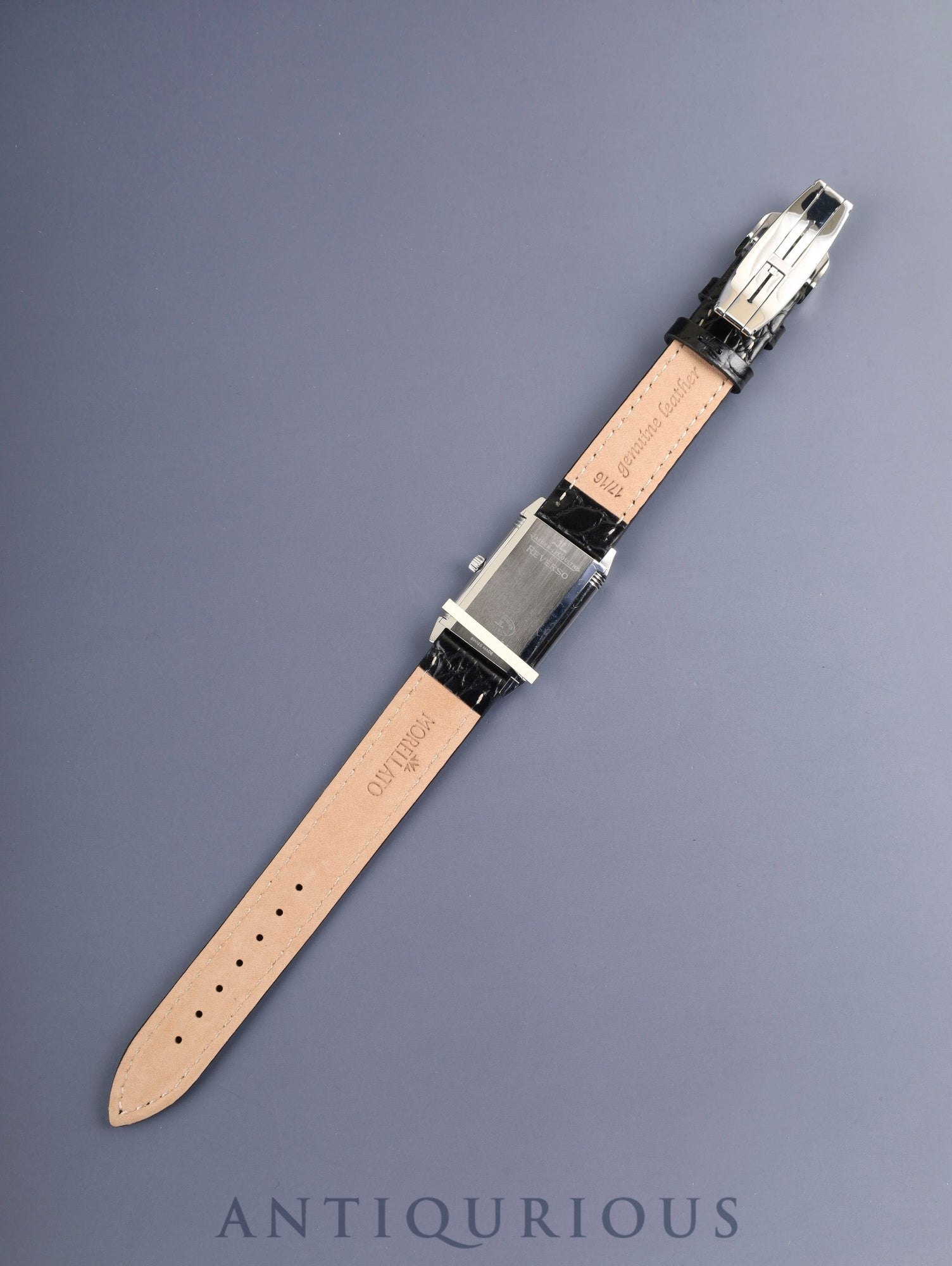 ジャガー・ルクルト レベルソ クラシック 252.8.86 / Q2508410 手巻き Cal.846/1 SS 革 純正バックル（SS） シルバーアラビア文字盤 オーバーホール済み