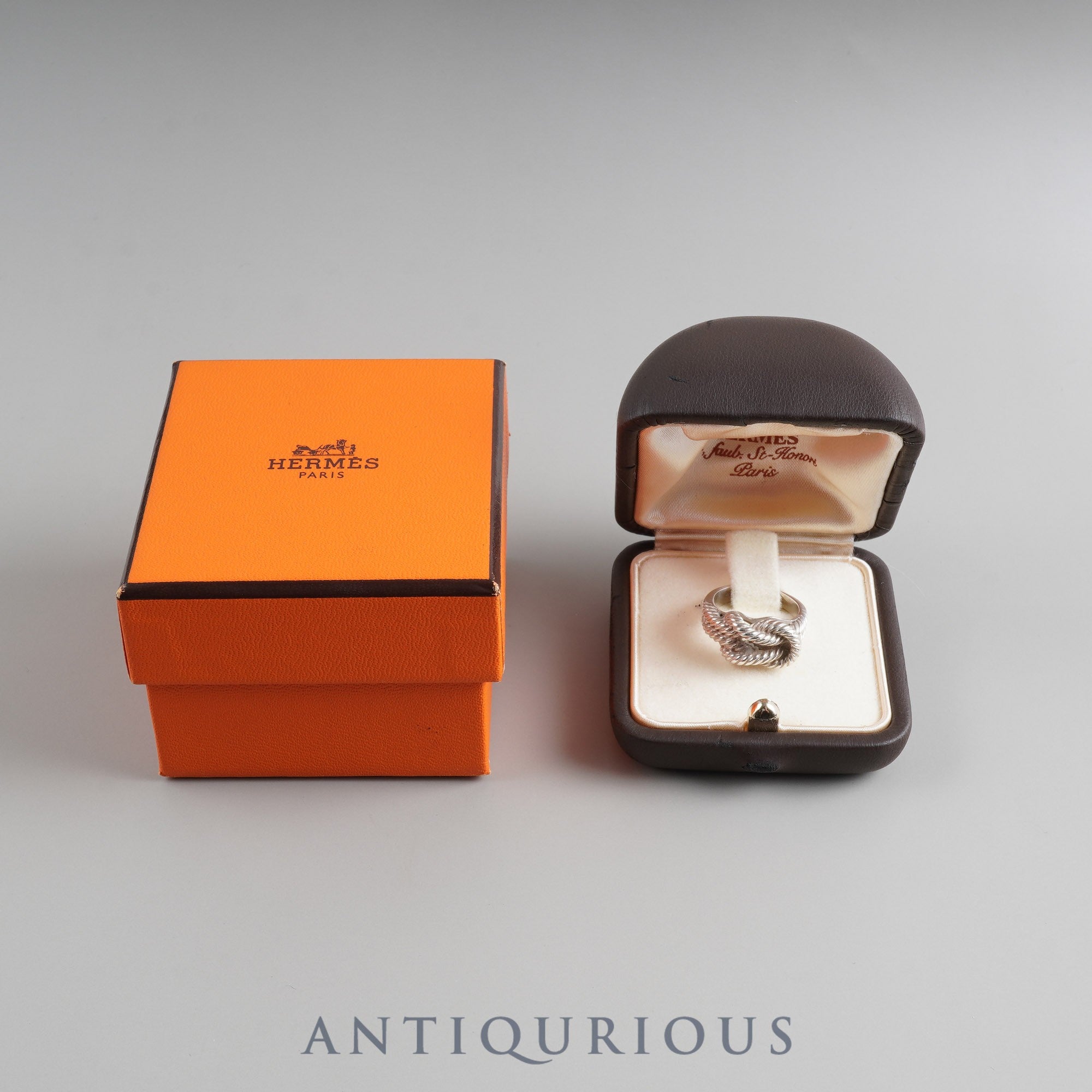 Hermes Ring Audienne SV925 Size 9.5 with box