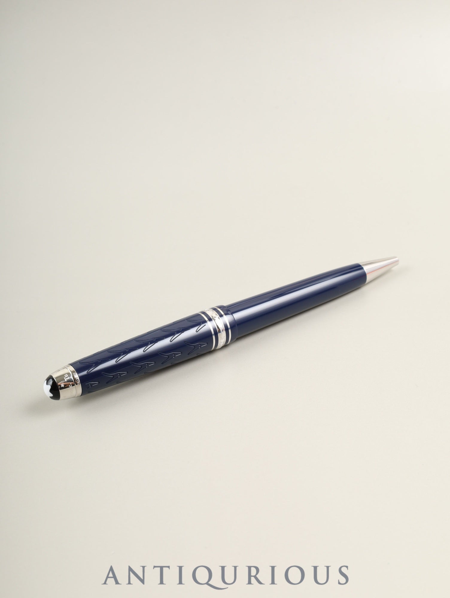 Montblanc Ballpoint Pen Meisterstück Le Petit Prince Special Edition Navy x Silver Twist-Action Box Case Booklets Warranty (2023) Unused Genuine Refill