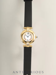 Cartier Must Colisee W1006654 / 1902 Quartz Cal.90.06 SV925 Leather Original pin buckle (GP) Trinity dial (SWISS表記) Box, booklet, warranty (1998) Overhauled