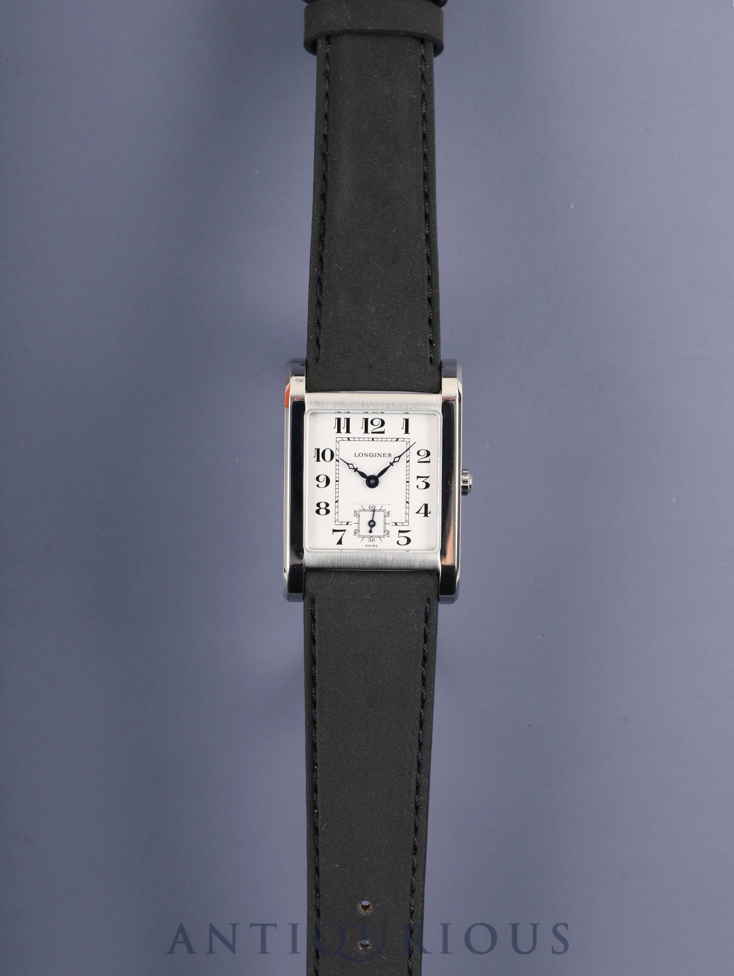 ロンジン ドルチェヴィータ L5.673.4 クォーツ Cal.980.163 SS 革 純正尾錠（SS）ホワイトアラビア文字盤 オーバーホール済み