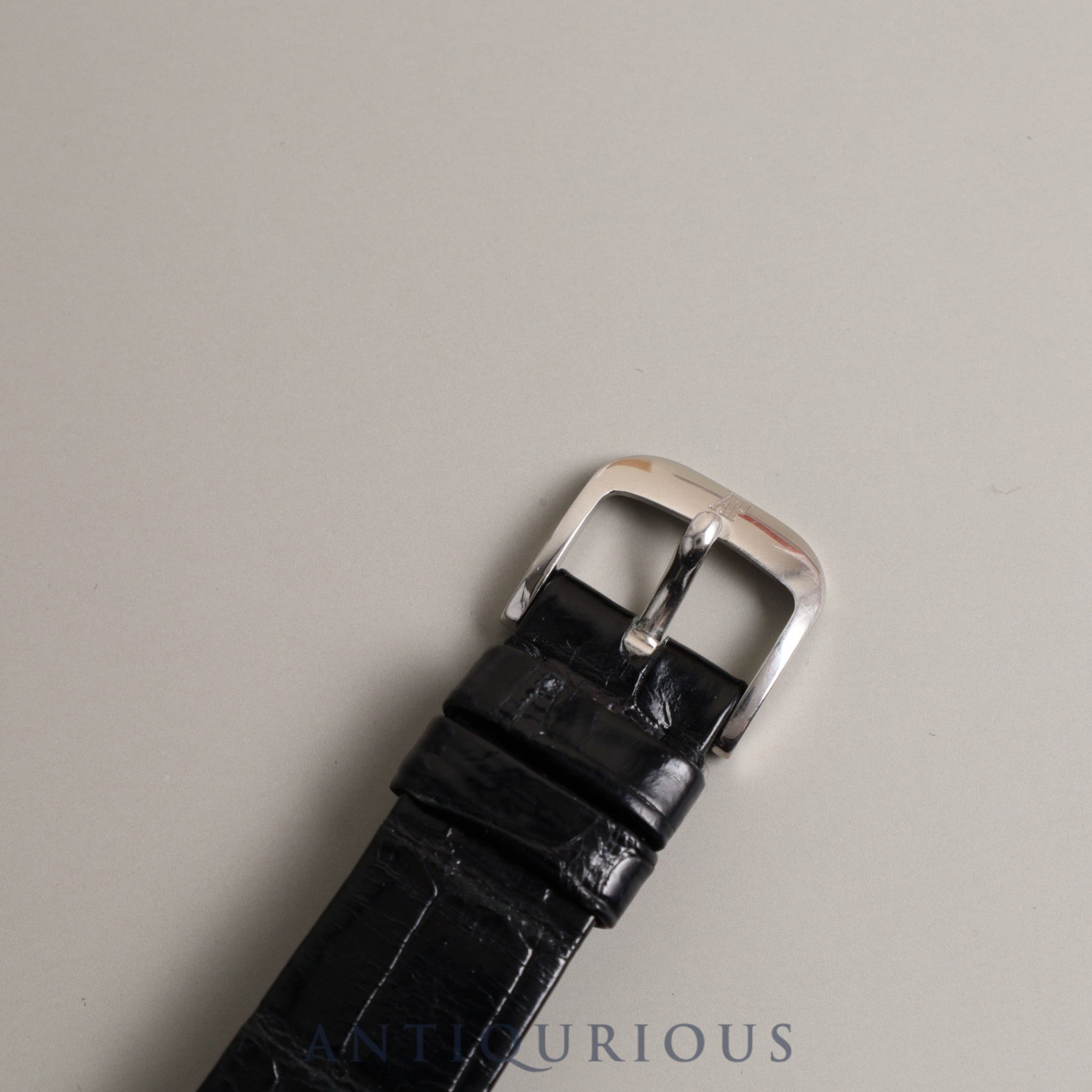 AUDEMARS PIGUET EXTRAFLAT Hand-wound Cal.2003/2 Pt950 Genuine leather strap Genuine buckle (Pt950) Silver dial Box