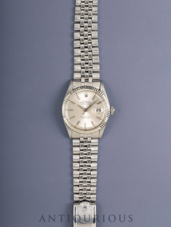 ロレックス デイトジャスト 1601 自動巻き Cal.1560 SS/WG SS シルバー文字盤 95番（1963年）オーバーホール済み