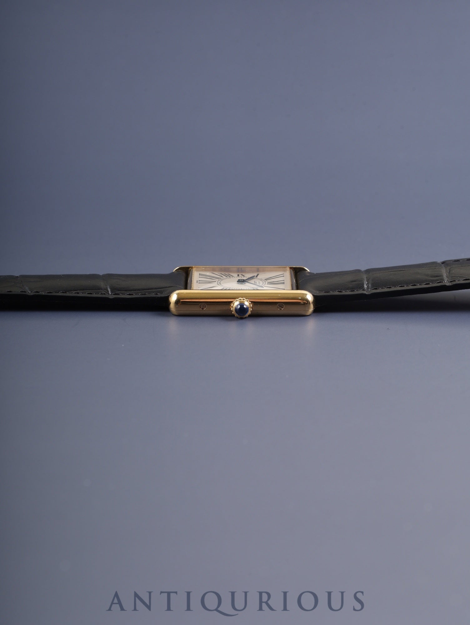 カルティエ マストタンク LM 590005 クォーツ Cal.690 SV925 革 純正Dバックル（GP） オパラン文字盤 箱 冊子 保証書（1996年） オーバーホール済み