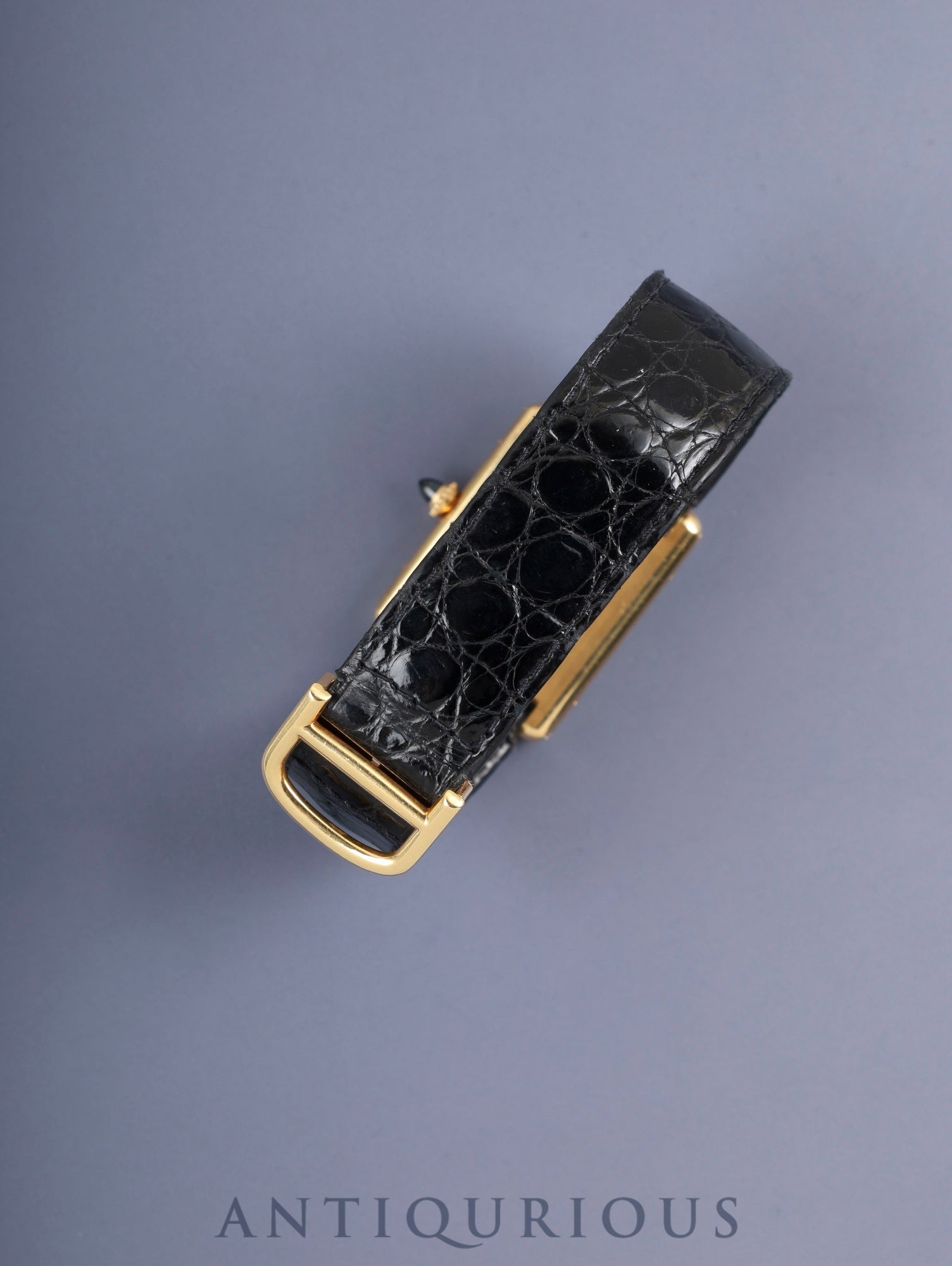 カルティエ タンクルイカルティエ LM 78086 手巻き Cal.2512-1 750YG 純正革ベルト  純正Dバックル（18K）  ホワイトローマン文字盤（PARIS表記） オーバーホール済み