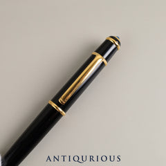 Cartier Diabolo Ballpoint Pen GP/Resin Twist Case *Refill replaced with new one by Cartier