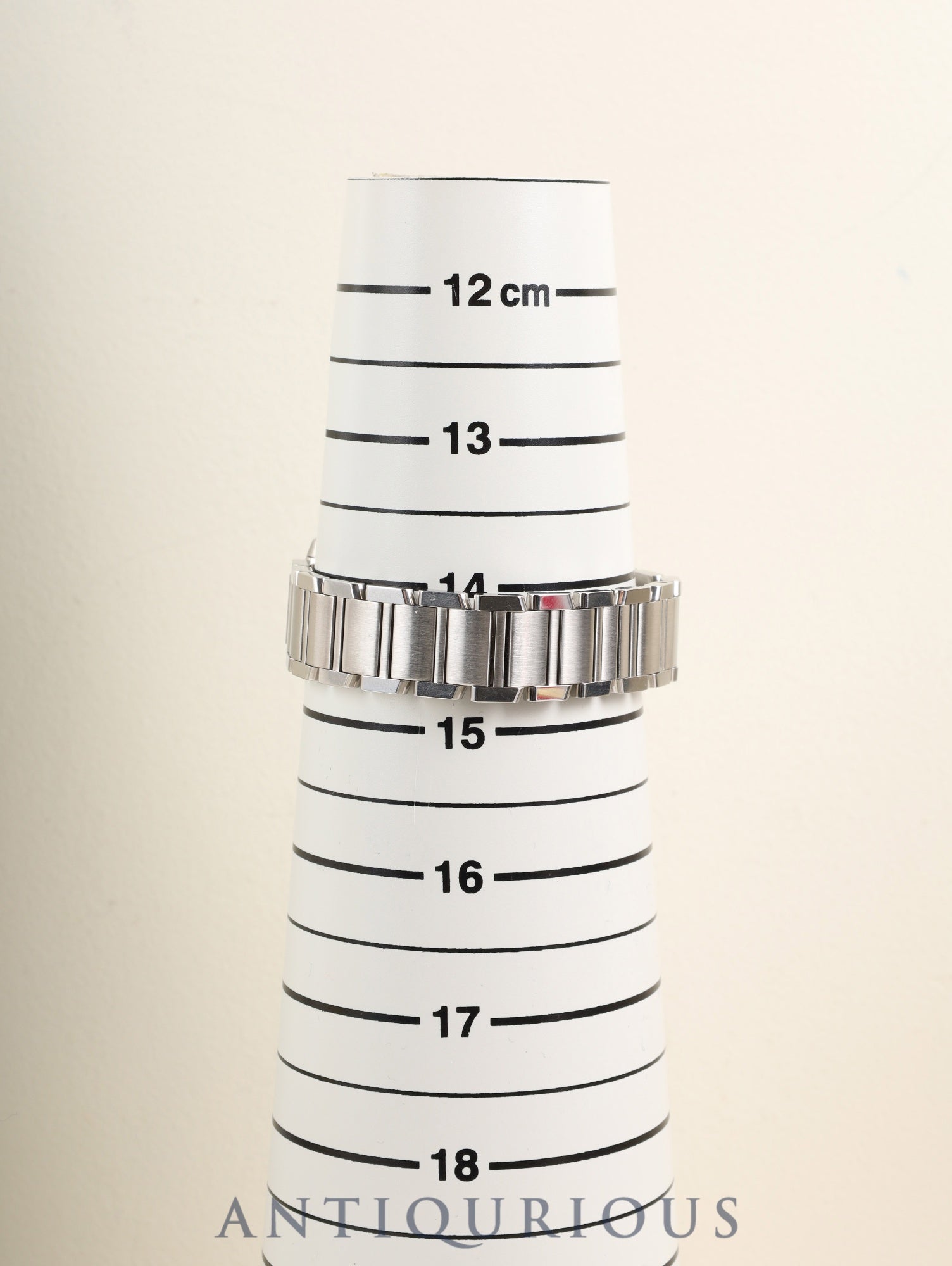 カルティエ タンクフランセーズ SM W51026Q3 / 2384 クォーツ Cal.057 SS SS ブラック文字盤（アジア限定） オーバーホール済み