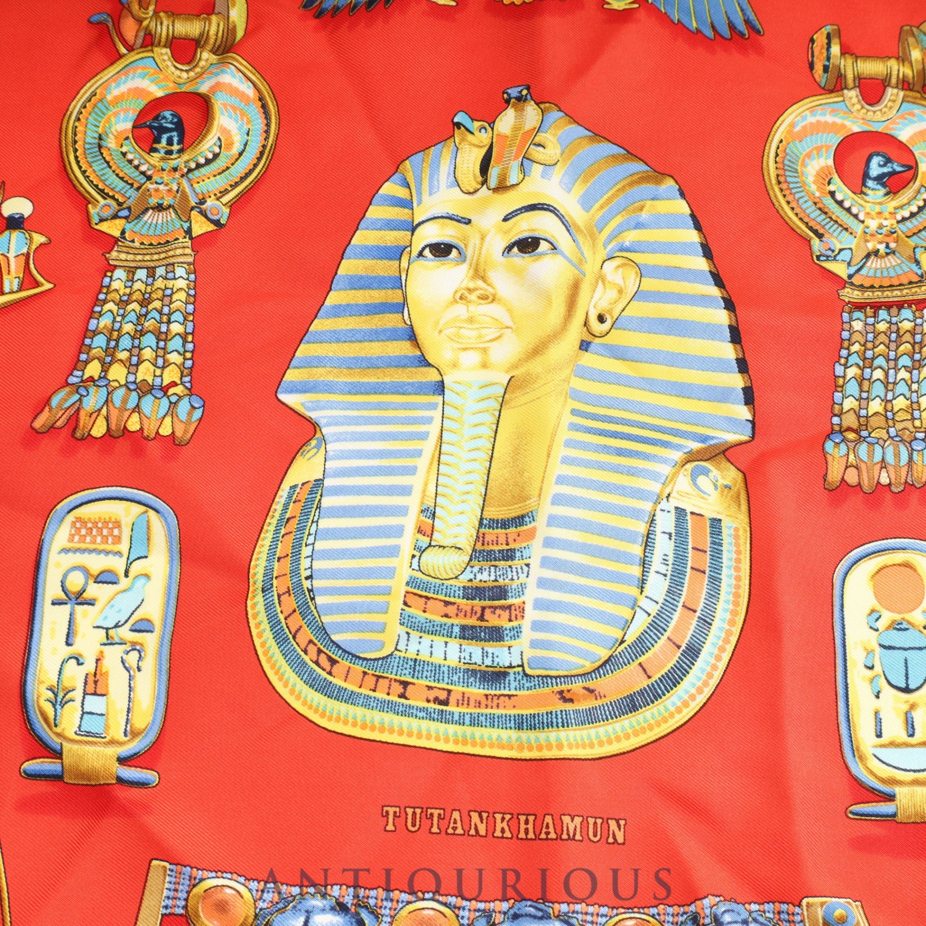 Hermes scarf Carre 45 TUTANKHAMUN