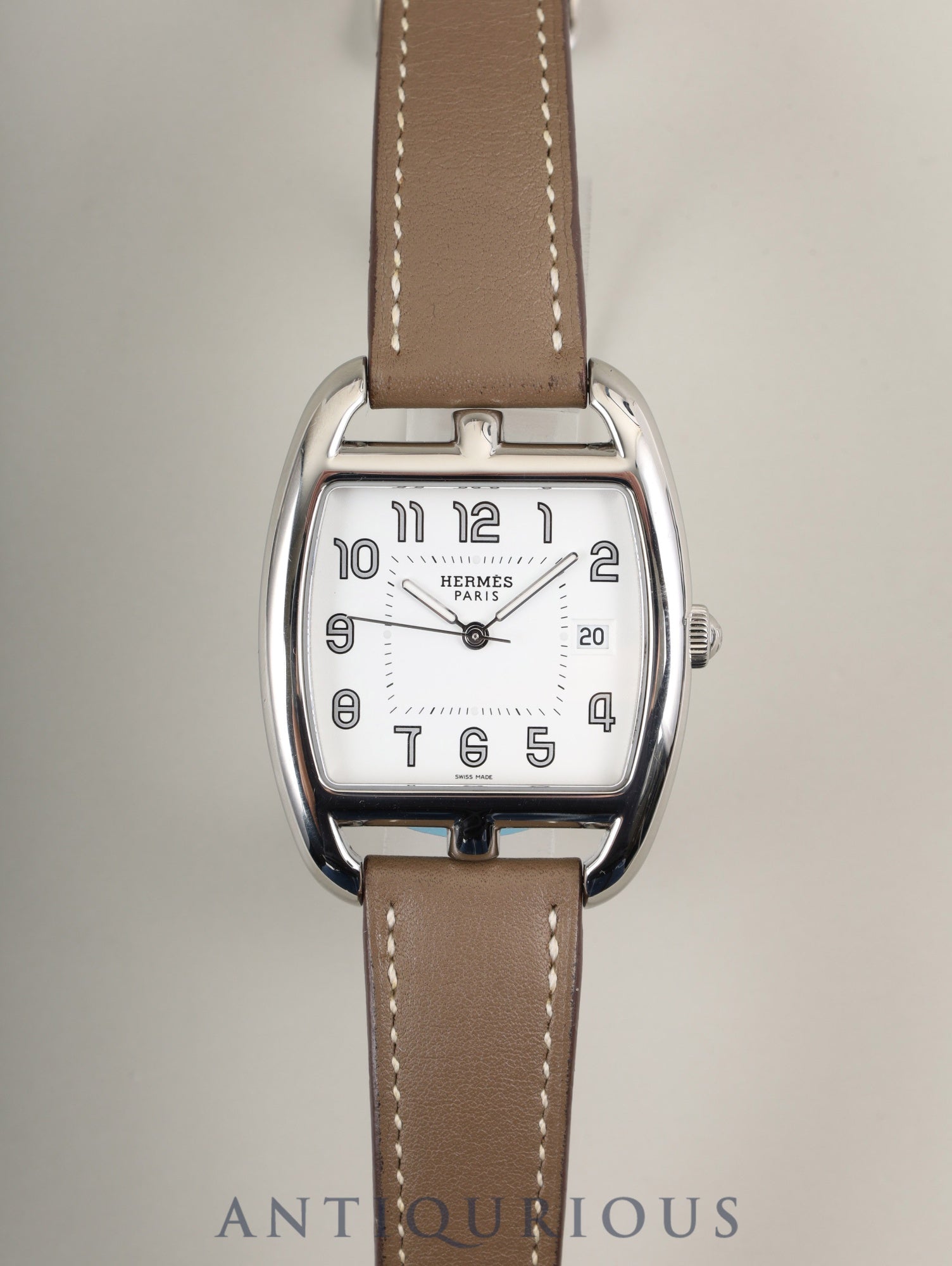 エルメス ケープコッド トノー CT1.710 クォーツ SS 純正革ベルト（□R