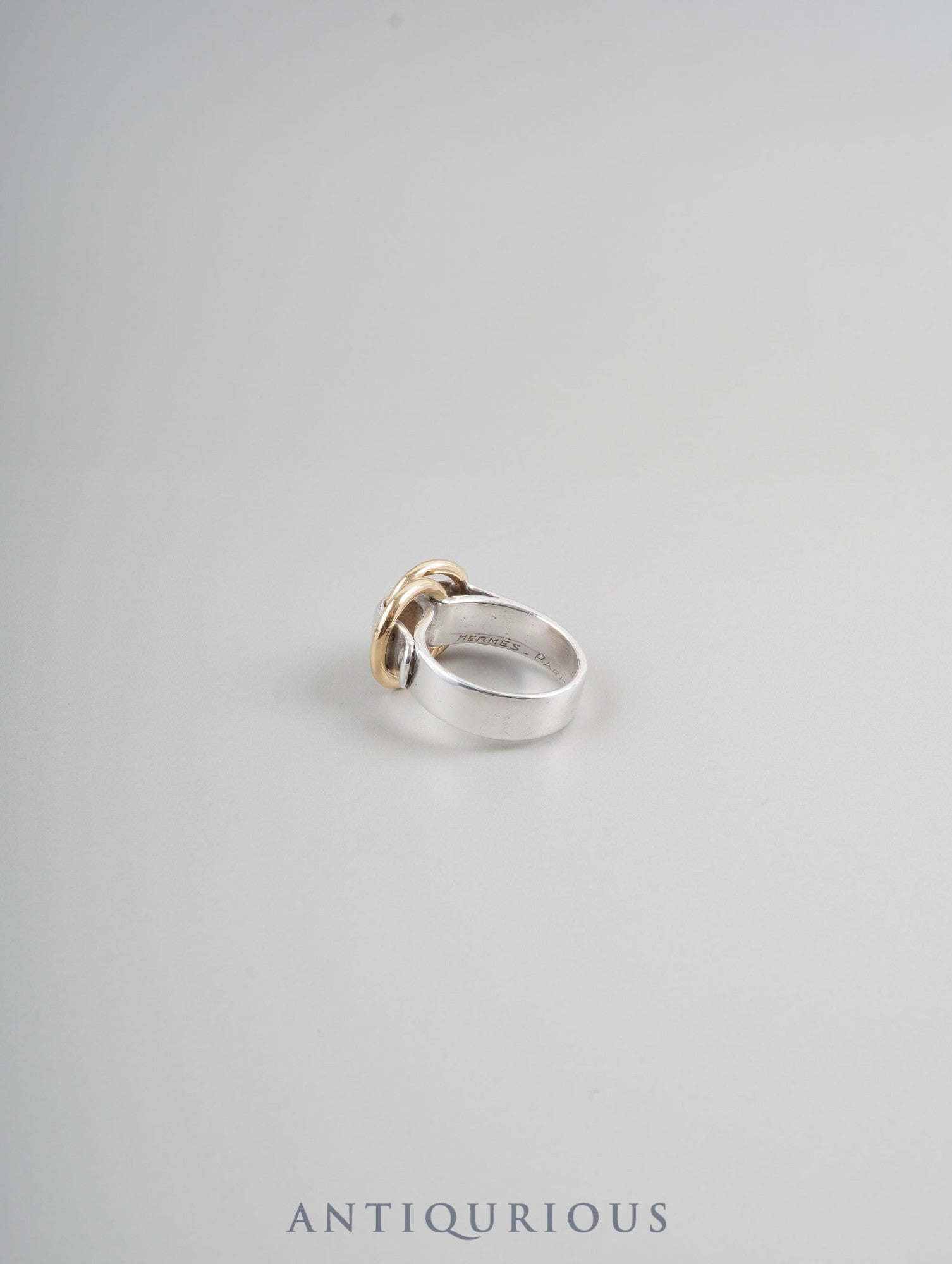 エルメス リング ドゥザノー SV925/750 約10.5号