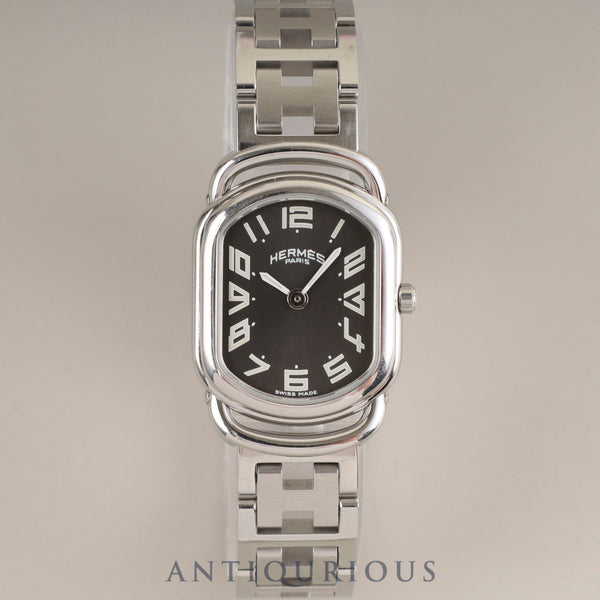 エルメス ラリー RA1.210 クォーツ Cal.976.001 SS SS グレー文字盤 オーバーホール済み