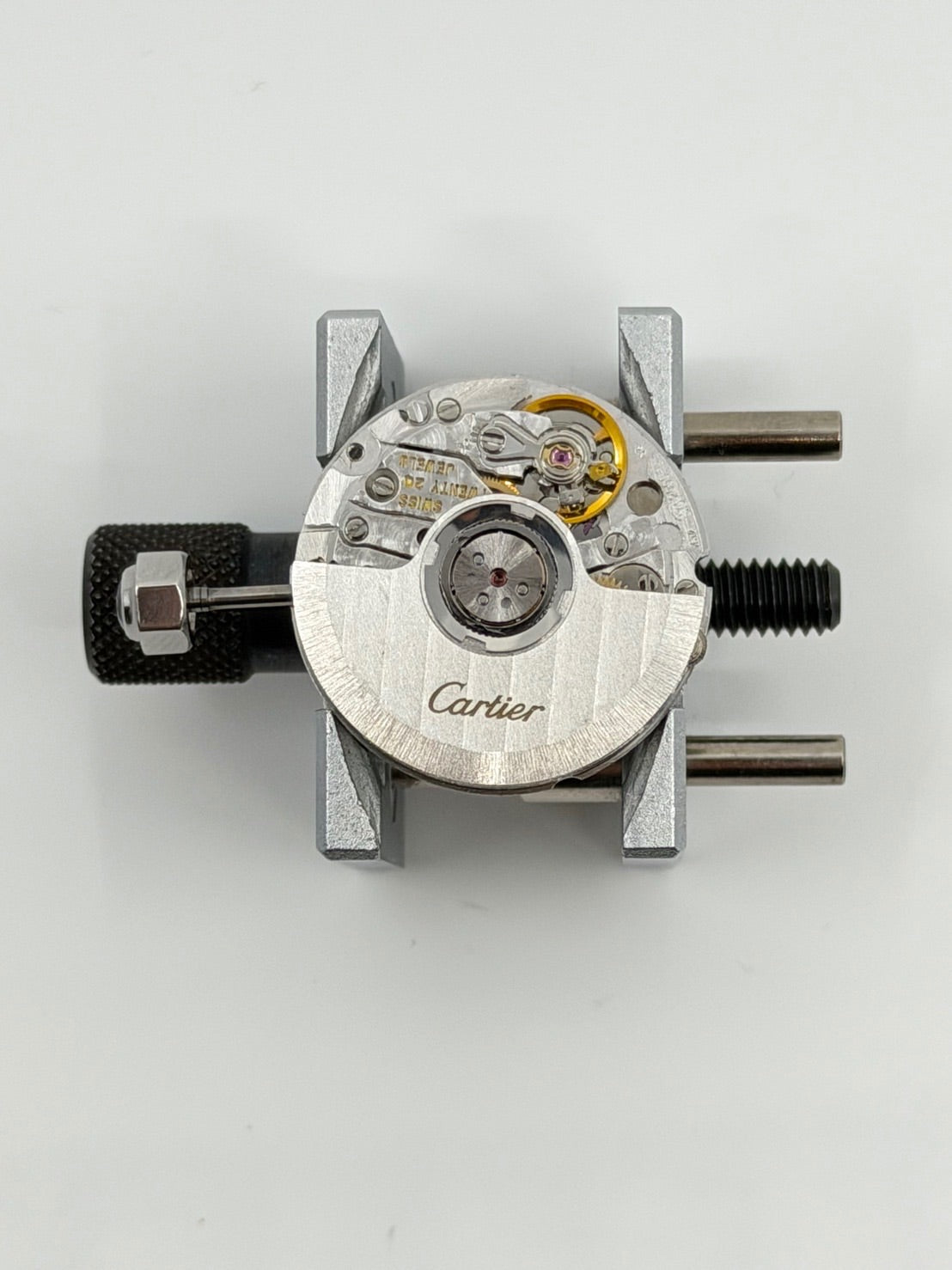 カルティエ サントス ガルベ LM W20041C4 / 2319 自動巻き Cal.ETA2001-1 SS/YG SS/YG シルバー×ゴールドアプライト / ギョーシェ文字盤 オーバーホール済み